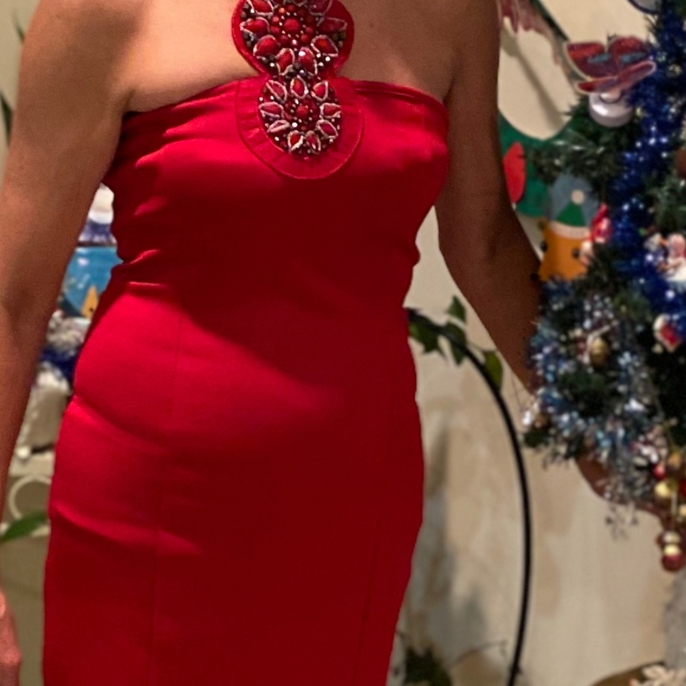 BRAND NEW MITTO TO THE WORLD  RED DRESS